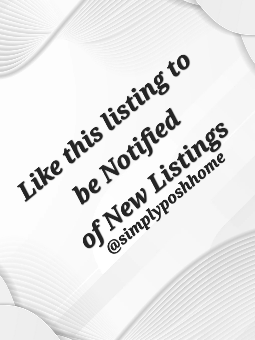 Like This ❤ To Be Notified of New Listings